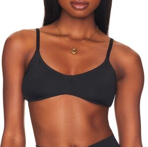 L*Space Fused Alec Bikini Top Black